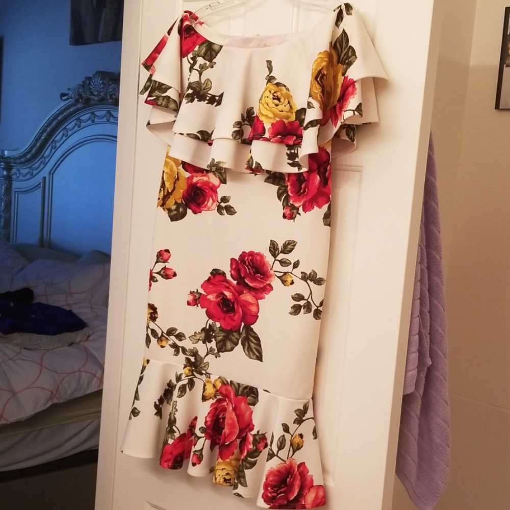 Floral dress Lg.